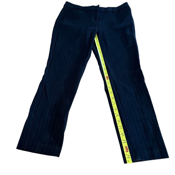Jasmine & Juliana Black Pinstripe Slim Trousers Women’s Size 8 Stretch Pants - Picture 10 of 10